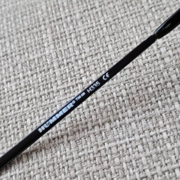 Hummer Men Eyeglasses/Sunglasses Frame Black Half Rim Glasses Overcast H336 - Picture 9 of 14